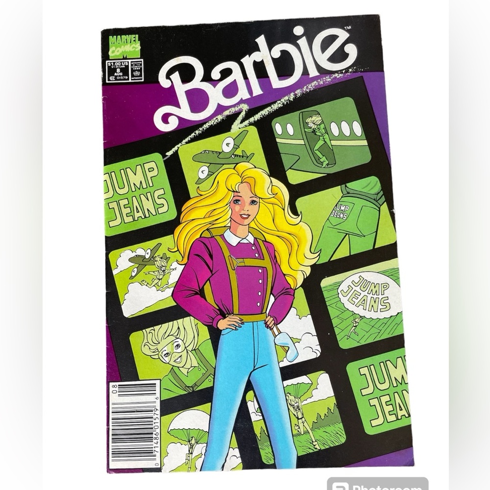 Barbie Marvel Comic Book #8 Jump Jeans. August 1991